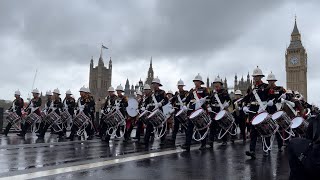 March Back to Waterloo Station after King Charles III Coronation [upl. by Handbook]