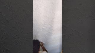 Wall Putty Texture Design With Masking Tape texture interiordesign interior walltexture shorts [upl. by Jarlen323]