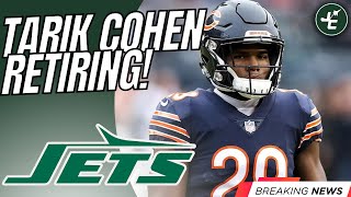 BREAKING Tarik Cohen RETIRING From The NFL  New York Jets News [upl. by Laitselec]