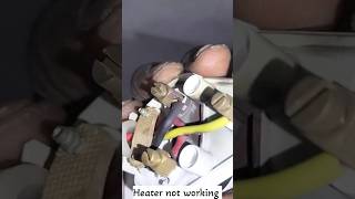 water heater not working electrical plumbing multi technical maker [upl. by Melvena]