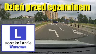 JAZDY DOSZKALAJĄCE dzień przed egzaminem  na końcu filmu WYNIK  Word Bemowo  Doszkalanie Warszawa [upl. by Votaw685]