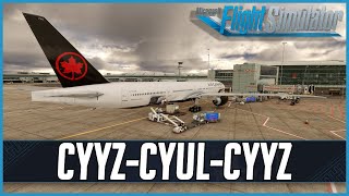 MSFS LIVE  Real World Air Canada OPS  PMDG 777300ER  UPDATED FlyTampa Toronto CYYZ v12 [upl. by Reniar]