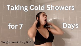 I Took COLD SHOWERS for 7 Days longest week of my life [upl. by Tare]