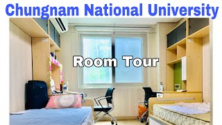 Dorm Room Tour at Chungnam National University gks 2020 kgsp studyinkorea [upl. by Lossa]