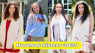 Haschak Sisters Real Name And Ages 2024 [upl. by Kattie]