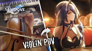 Acheron amp Black Swan Dance  Pro Violinist POV  Honkai Star Rail [upl. by Anaid700]