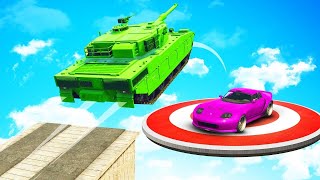 TANK vs Supercars In A GTA 5 Derby [upl. by Ruffo]