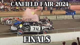 2024 CANFIELD FAIR DEMOLITION DERBY  FINALS [upl. by Yllitnahc36]