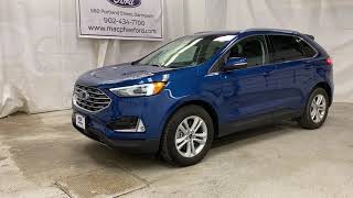 Blue 2020 Ford Edge SEL Review  MacPhee Ford [upl. by Harris]