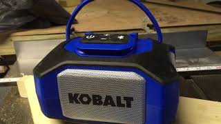 Kobalt 24v Brushless Radio Unboxing  Review [upl. by Shulman]