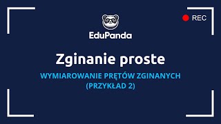 Zginanie proste  wymiarowanie prętów zginanych  przykład 2 [upl. by Aleekat]