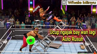 Ucup Ngajak Baiwan Lagi Auto Rusuh  WWE 2K22 Indonesia [upl. by Innad]