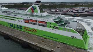 Irish Ferries  Oscar Wilde 140523 Rosslare Berthing trials [upl. by Llednahs]