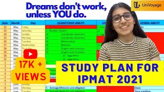 Study Plan for IPMAT 2021 by Topper  IIM Indore Rohtak JIPMAT [upl. by Doran191]