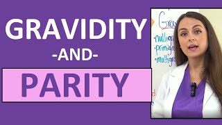 Gravidity and Parity Examples Maternity Nursing NCLEX Review Gravida amp Para [upl. by Neelcaj378]