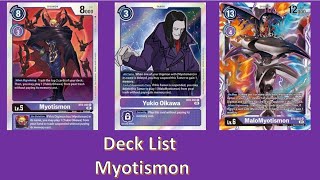 Deck Profile  Yukio Myotismon [upl. by Mouldon]