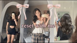 reset with me  relaxing aesthetic vlog [upl. by Yhtomiht]