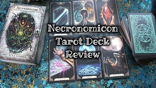 Necronomicon Tarot Cards 🐍 Deck Review  New Release 2023  Unboxing Full Flip Through [upl. by Enaujed]