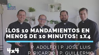 ¡Los 10 Mandamientos en menos de 10 minutos 4x4 [upl. by Kyred]