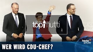 Wer wird CDUChef Spahn Merz oder AKK  heuteshow vom 23112018 [upl. by Blatman360]