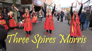 Three Spires Morris dance at Lichfield Festival of Folk 2024 [upl. by Alita10]