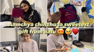 AMCHYA CHUNJHULA SWEETEST GIFT FROM AATYA 🥹♥️  PAYAL PATIL VLOGS [upl. by Leoni]