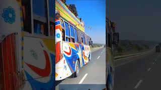 Waraich tayara vs waraich Express overtak check karo 😲 coachbus tourism automobile expressbus [upl. by Natye]