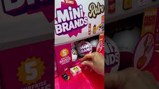 NEW Zuru Mini Brands RETRO Series 1 Toy Unboxing  Mini Food [upl. by Glimp968]