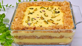 💯 കുനാഫ pudding കഴിച്ചിട്ടുണ്ടോ അടിപൊളി ടേസ്റ്റ് ആണേ  Konafah Pudding Recipe  Pudding [upl. by Costin357]