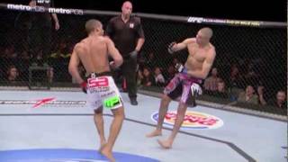 Edson Barboza Amazing Heel Kick HD [upl. by Nalat]