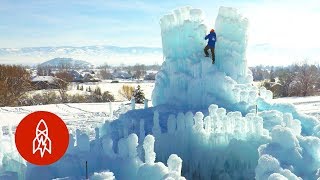 An Ice Castle Brings Magic Before Melting Away [upl. by Arden]