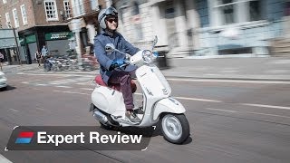 2014 Vespa Primavera 125 bike review [upl. by Eleira677]