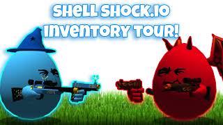 Azbr Gamer Shell Shockers Inventory Tour [upl. by Ahtaga329]