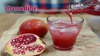 Non Alcoholic Grenadine  How to make Grenadine Syrup  Cocktail Syrup Recipe  UtterasKitchen [upl. by Iak]