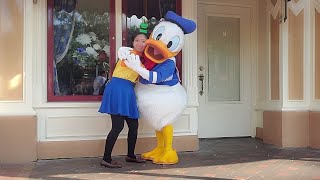 Donald Duck loves me as Goofina at Disneyland 2024 [upl. by Bray709]