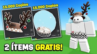 RÁPIDO CONSIGUE 2 ÍTEMS GRATIS DE NAVIDAD EN ROBLOX  Mundo Vans [upl. by Lua476]