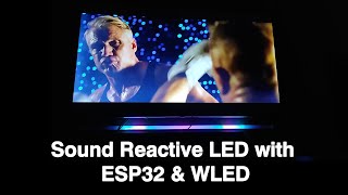 Building a DIY Sound Reactive LED using ESP32 amp WLED [upl. by Kamilah]