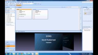 How to print from DYMO Label Software in Microsoft Outlook [upl. by Seaton]