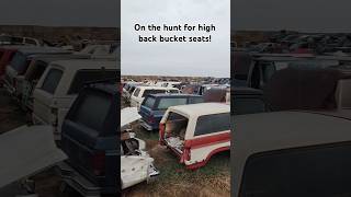 Junk yard hunt Parts for princess bronco restoration ford 4x4 [upl. by Okiman]