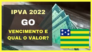 IPVA GO 2022 – Data de vencimento como parcelar carros isentos e mais [upl. by Ehtnax]