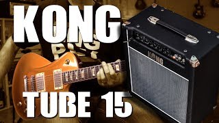 Kong Tube 15 15 Watt Combo  in a produced Track [upl. by Bergmann935]