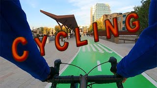 CYCLING AROUND THE CITY roadbike VELOSİPEDLƏ ŞƏHƏR DAXİLİNDƏ GƏZİNTİ bicycling [upl. by Zeugirdor]