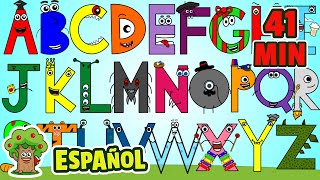 Letras Colores Y Más Canciones Infantiles del ABC  El Árbol del Español [upl. by Eartnoed]