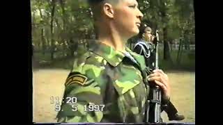 Russia Anthem Victory Day In Novosibirsk At May9 1997 At Memorial [upl. by Ysdnyl]