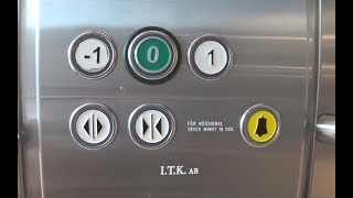 Sweden Stockholm Farsta Centrum ICA Kvantum ITK AB elevator [upl. by Yztim]