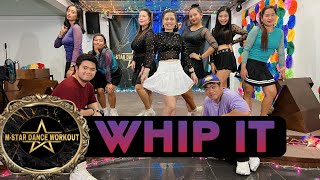 WHIP IT BY DEVO  MSTAR DANCE WORKOUT [upl. by Philipp772]