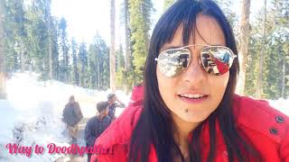 Kashmir Tour Part 3 Srinagar to Doodhpathri on Horse [upl. by Serafina]