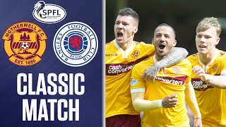 Classic Match Motherwell 30 Rangers 61 31052015  SPFL Premiership PlayOff  SPFL Classics [upl. by Hsirehc806]