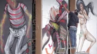 Uncensored David Choe Interview for myFinBec 2013  Graffiti Art and Wine [upl. by Kass]