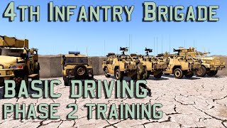 4th Infantry Brigade  Basic Driving  Phase 2 Training  Arma 3 Milsim [upl. by Winfrid418]